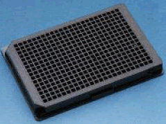 384穴黒色プレート［平底］